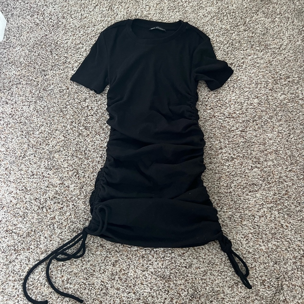 Zara black mini dress